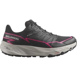 Salomon Thundercross GTX Trail Running Shoe Women's in Black and Black and Pink Glo